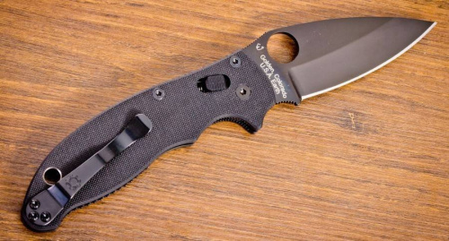 Складной нож Spyderco Manix 2 Black - 101GPBBK2 фото 11