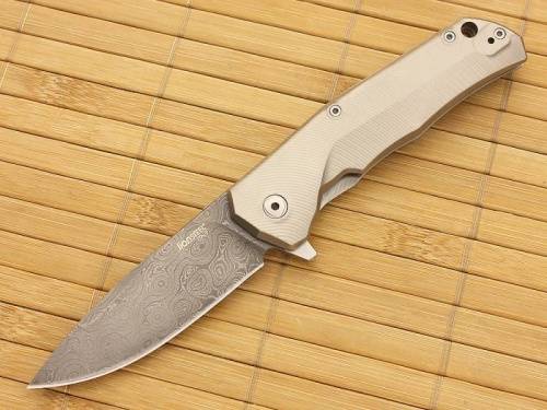 5891 Lion Steel T.R.E. Damascus RAINDROP фото 5