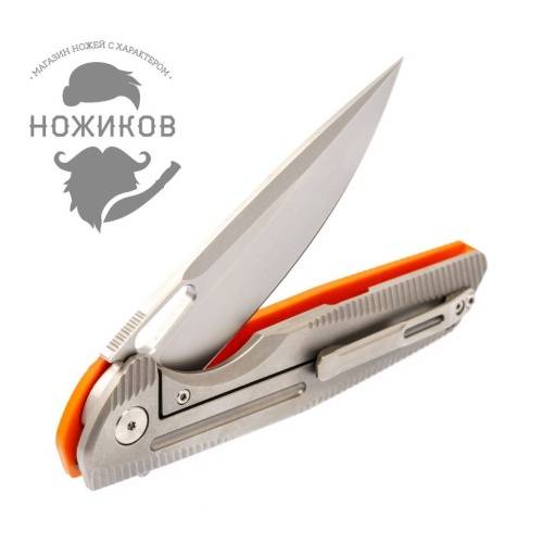 5891 Rike knife RK802G Orange фото 6