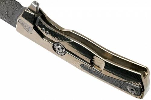 5891 Lion Steel ROK DD GL Damascus Gold фото 12