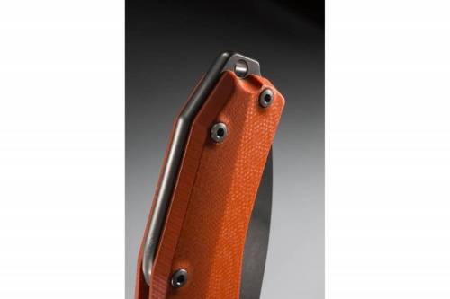 5891 Lion Steel KUR OR G10 Orange Flipper фото 2