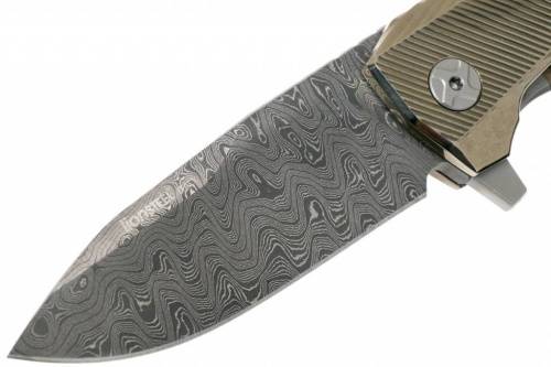 5891 Lion Steel ROK DD GL Damascus Gold фото 9