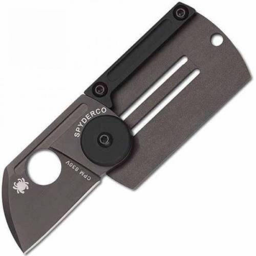 5891 Spyderco Dog Tag Folder Black