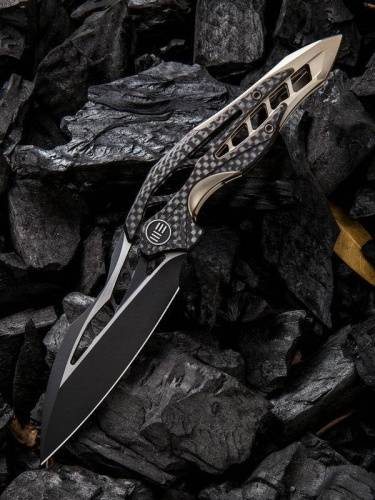 5891 WE Knife Arrakis Champagne carbon