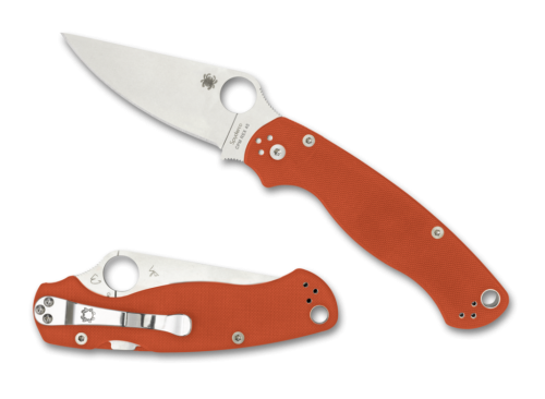 5891 Spyderco Paramilitary 2 Burnt Orange