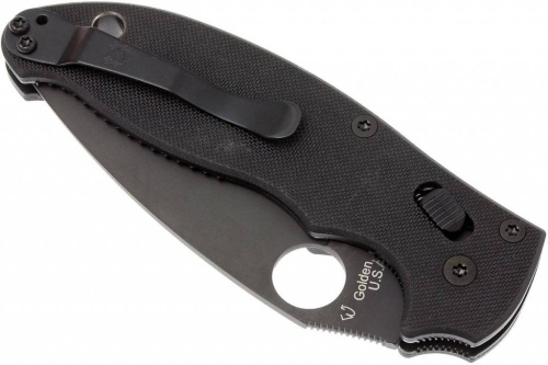 Складной нож Spyderco Manix 2 Black - 101GPBBK2 фото 3