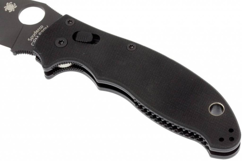 Складной нож Spyderco Manix 2 Black - 101GPBBK2 фото 17