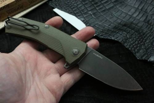 5891 Lion Steel KUR BGR G10 Green Flipper фото 4