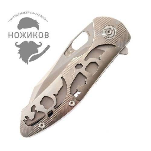 5891 ch outdoor knife CH3515 Silver фото 8