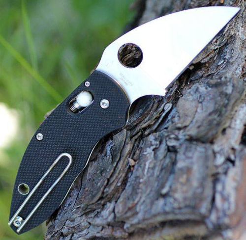 Складной нож Spyderco Q BALL BLACK C219GP фото 2