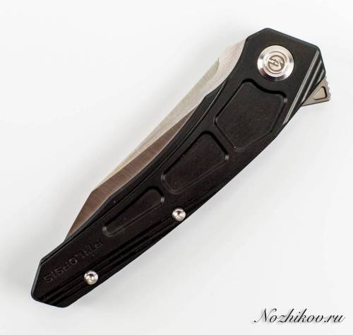 5891 Maxace Knife Maxace Ptilopsis Black фото 6